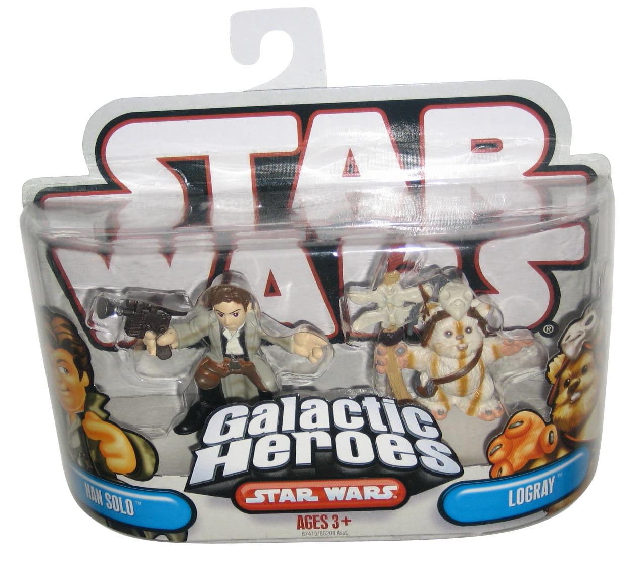 Star Wars Logray 1400個限定品 コレクティブルミニバスト Star Wars Galactic Heroes Han Solo & Logray Hasbro Figure Set