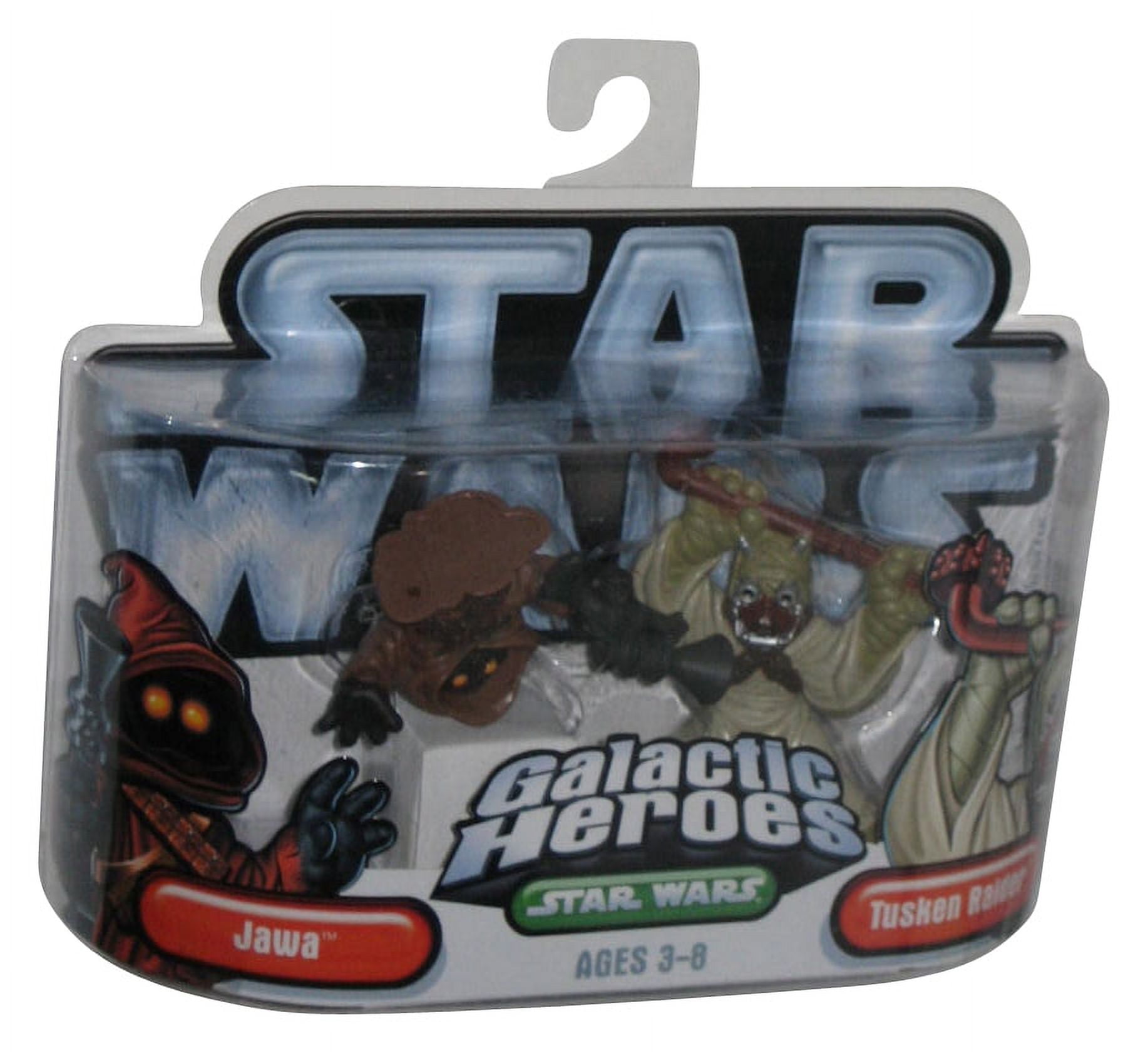 Star Wars Galactic Heroes Jawa & Tusken Raider (2004) Hasbro Figure Set