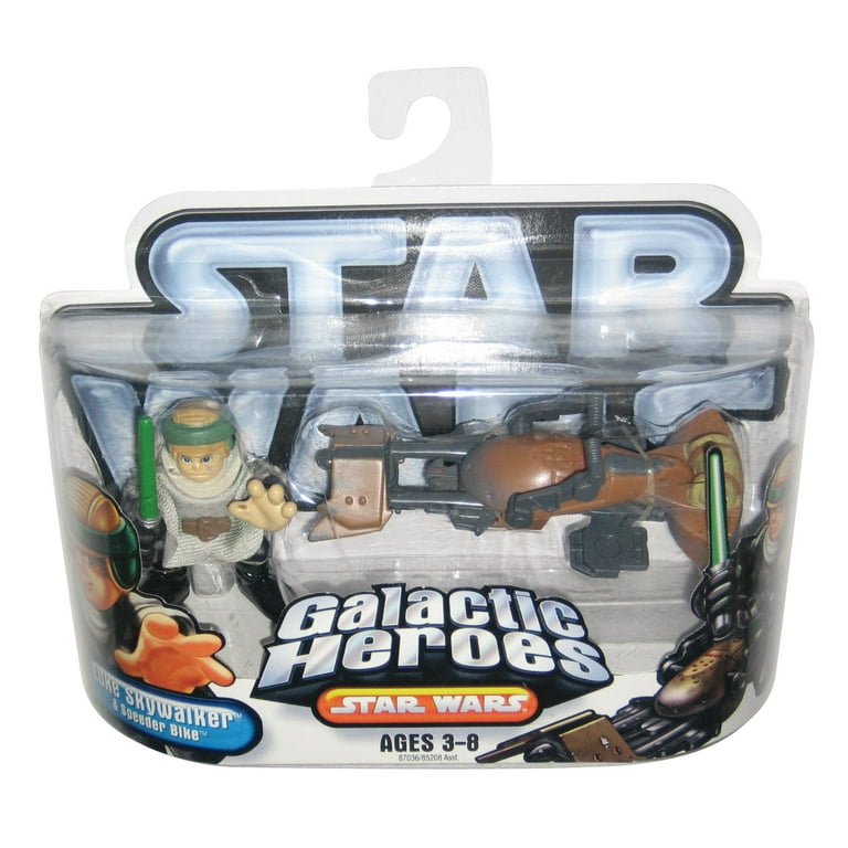 Star Wars Galactic Heroes (2007) Luke Skywalker & Speeder Bike