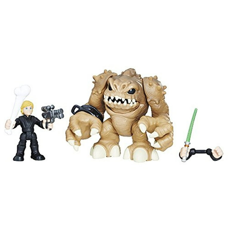 Star Wars Galactic Heroes Luke Skywalker and Rancor Walmart