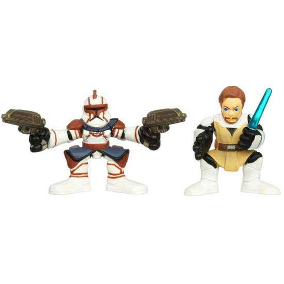 Star Wars Galactic Heroes Obi-Wan Kenobi & Commander Fil Figure, 2 Pack