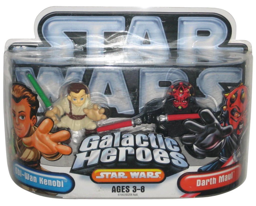Star Wars Galactic Heroes Obi-Wan Kenobi & Darth Maul Hasbro Figure Set