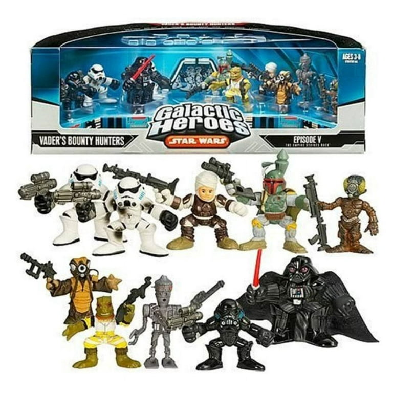 Star Wars Galactic Heroes Vaders Bounty Hunters Figure Set - Episode V The  Empire Strikes Back