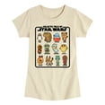 thumbnail image 1 of Star Wars - Galactic Pals Of - Toddler And Youth Girls Fitted Short Sleeve Tee, 1 of 4