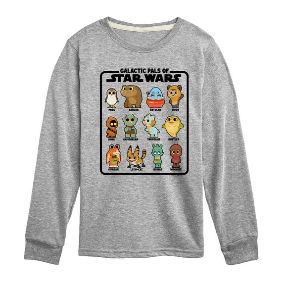 Star Wars - Galactic Pals Of - Toddler And Youth Long Sleeve Tee