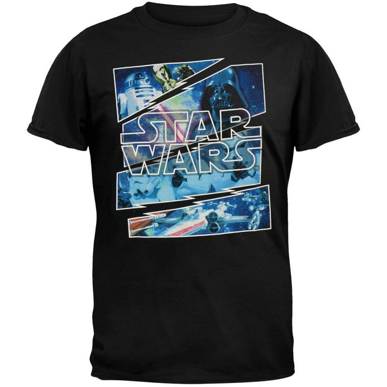 Star Wars Galaxy Quest Soft Adult T-Shirt Medium
