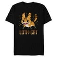 thumbnail image 1 of Star Wars Galaxy of Creatures Galactic Pals Happy Loth-Cat - Short Sleeve Blended T-Shirt for Adults - Customized-Black, 1 of 5