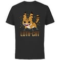 thumbnail image 1 of Star Wars Galaxy of Creatures Galactic Pals Happy Loth-Cat - Short Sleeve Cotton T-Shirt for Adults - Customized-Black, 1 of 5