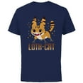 thumbnail image 1 of Star Wars Galaxy of Creatures Galactic Pals Happy Loth-Cat - Short Sleeve Cotton T-Shirt for Adults - Customized-Navy, 1 of 5