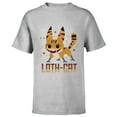 thumbnail image 1 of Star Wars Galaxy of Creatures Galactic Pals Happy Loth-Cat - Short Sleeve T-Shirt for Kids - Customized-Athletic Heather, 1 of 5
