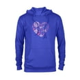 thumbnail image 1 of Star Wars Galaxy of Love Pink Heart Valentine’s Day - Pullover Hoodie for Adults - Customized-Royal, 1 of 5