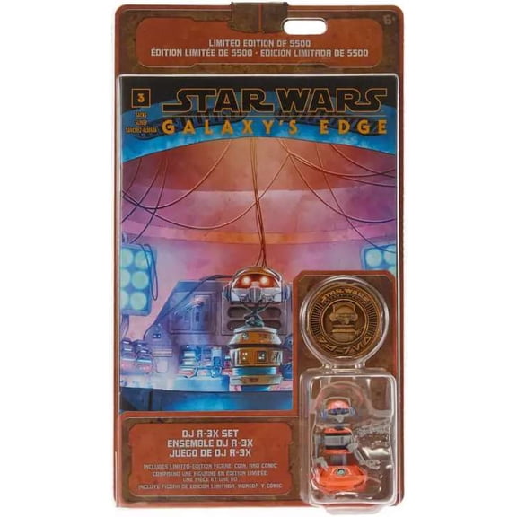 Star Wars Galaxy's Edge DJ R-3X Action Figure & Comic Book [with Coin]