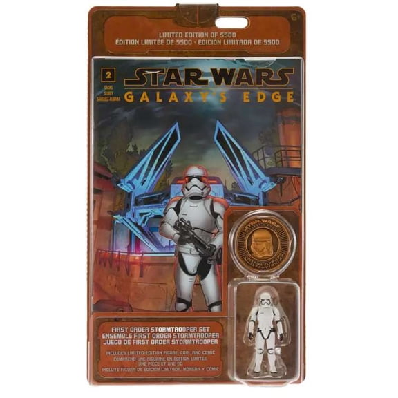 Star Wars Galaxy's Edge Stormtrooper Action Figure & Comic Book [with Coin]