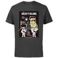 thumbnail image 1 of Star Wars Galaxy’s Villains Darth Vader Maul Grievous Jabba - Short Sleeve Cotton T-Shirt for Adults - Customized-Charcoal, 1 of 5