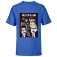 thumbnail image 1 of Star Wars Galaxy’s Villains Darth Vader Maul Grievous Jabba - Short Sleeve T-Shirt for Kids - Customized-Royal, 1 of 5