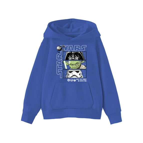 Star Wars Gazer Boys Apparel, Graphic Long Sleeve Hoodie, Sizes 4-18 (Little Boys & Big Boys)