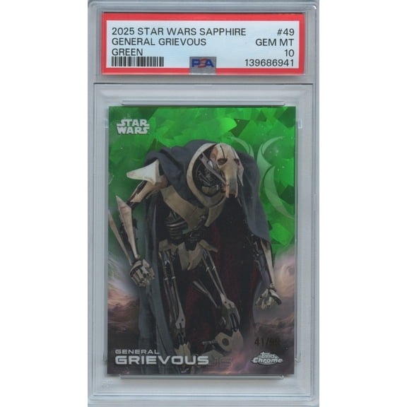 Graded Star Wars General Grievous #49 PSA 10