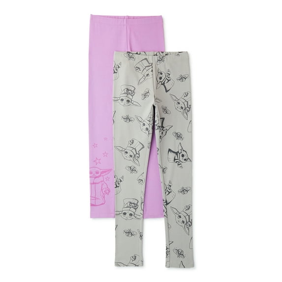 Star Wars Girls Leggings, 2-Pack, Sizes 4-16