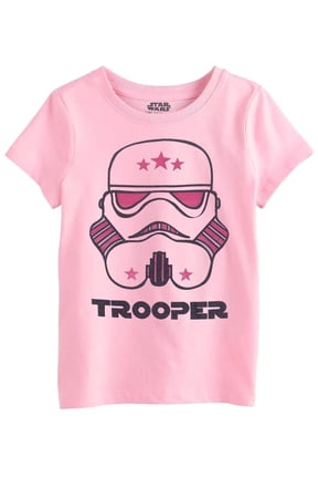 Girls Storm Trooper Helmet T-Shirt, Sizes 4-16
