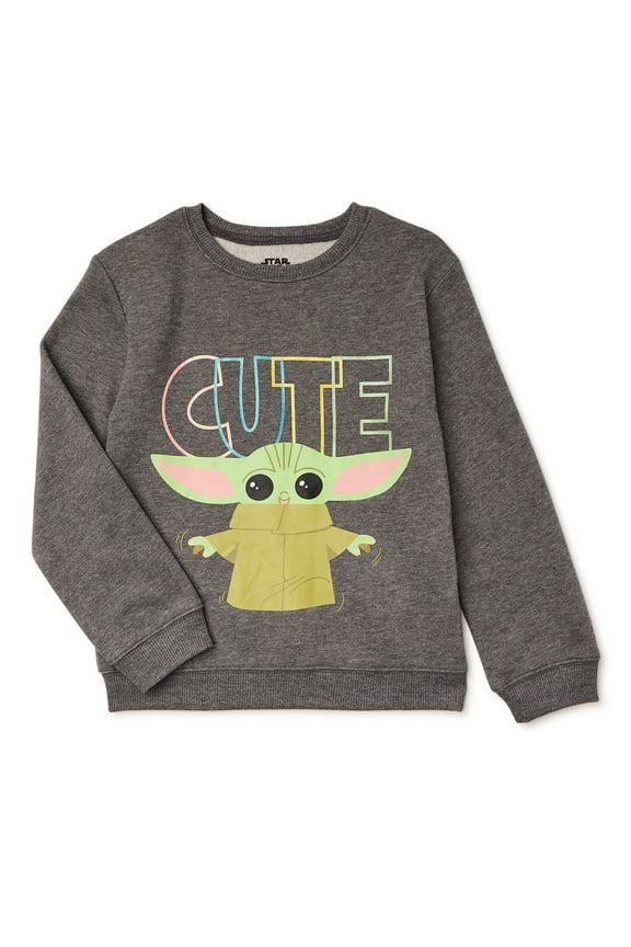 Girls Yoda Sweatshirt, Sizes 4-16