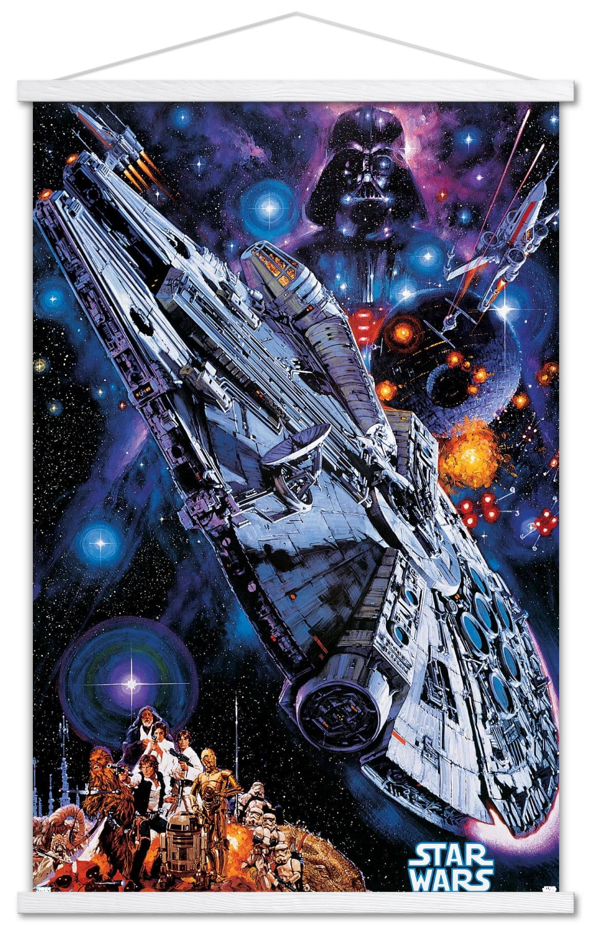 Star Wars: Global Art - Millennium Falcon Wall Poster with