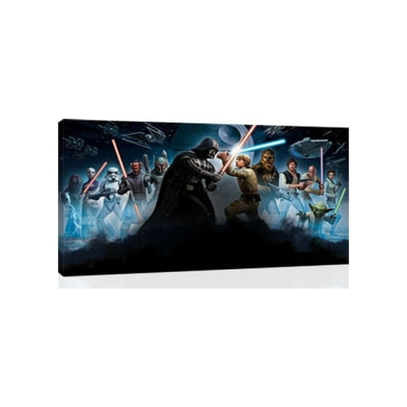 Star Wars Good vs. Evil - CANVAS OR PRINT WALL ART