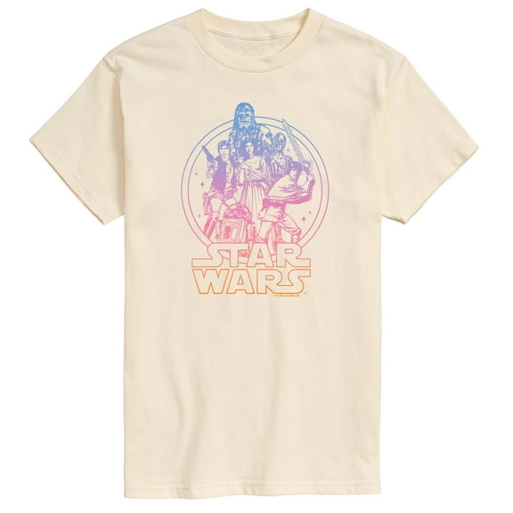 Star Wars - Luke, Leia, & Han Solo Gradient - Men's Short Sleeve Tee