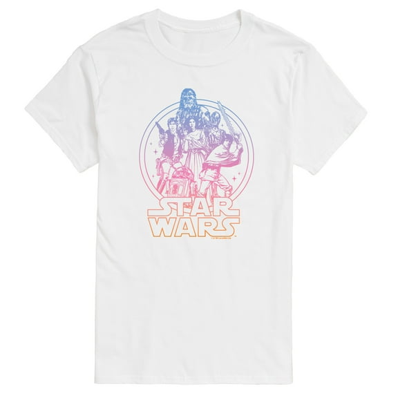 Star Wars - Luke, Leia, & Han Solo Gradient - Men's Short Sleeve Tee
