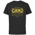 thumbnail image 1 of Star Wars Graduation Best Grad in the Galaxy New Graduate- Short Sleeve Cotton T-Shirt for Adults - Customized-Black, 1 of 5