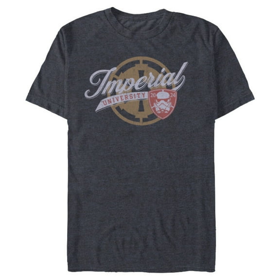 Star Wars Graduation Imperial University Class of 2024 Grad - Short Sleeve Blended T-Shirt for Adults - Customized-Navy Heather