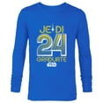 thumbnail image 1 of Star Wars Graduation Jedi Graduate 24 New Grad Class of 2024 - Long Sleeve T-Shirt for Men - Customized-Navy, 1 of 5