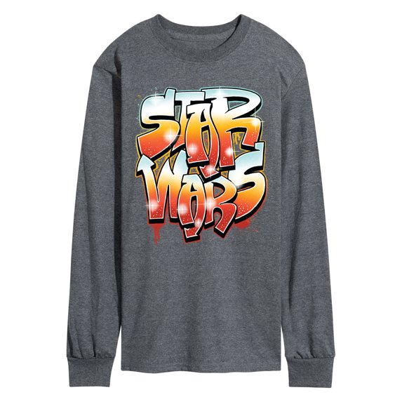 Star Wars - Graffiti Logo - Men's Long Sleeve Tee