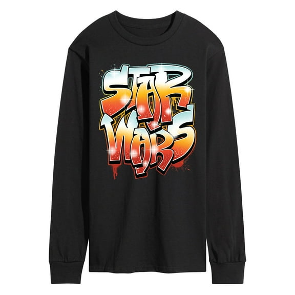 Star Wars - Graffiti Logo - Men's Long Sleeve Tee