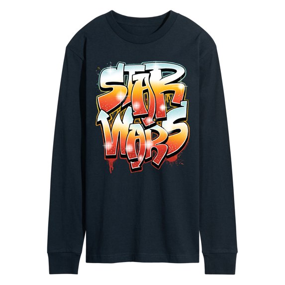 Star Wars - Graffiti Logo - Men's Long Sleeve Tee