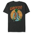thumbnail image 1 of Star Wars Greedo Shot First Retro - Short Sleeve Blended T-Shirt for Adults - Customized-Dark Heather, 1 of 5