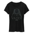 thumbnail image 1 of Star Wars - Grey Mono Darth Vader - Women's Short Sleeve Classic Fit Tee, 1 of 5