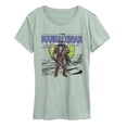 thumbnail image 1 of Star Wars - Grogu And Mandalorian - Women's Short Sleeve Graphic T-Shirt, 1 of 3