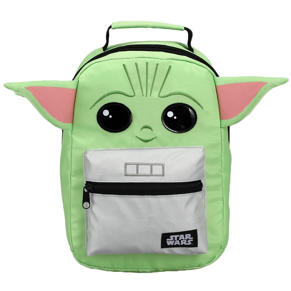 Star Wars Mandalorian Yoda Character Insulated Lunch Bag Box - Walmart.com