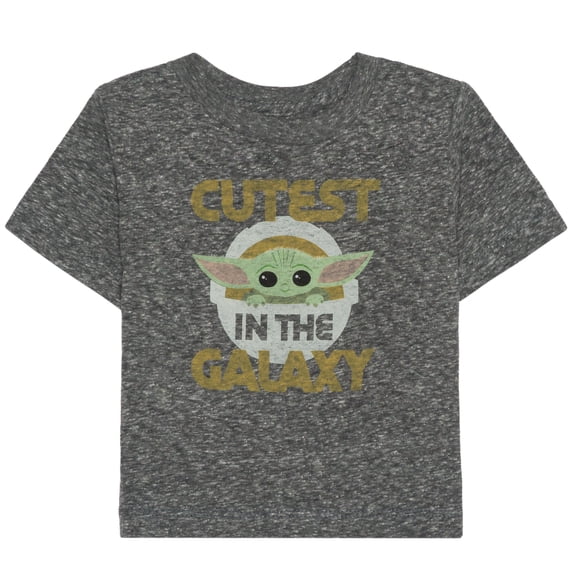 Star Wars - Grogu Cutest In The Galaxy - Toddler Short Sleeve Graphic T- Shirt