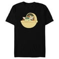 thumbnail image 1 of Star Wars Grogu Halloween Candy Pram - Short Sleeve Blended T-Shirt for Adults - Customized-Black, 1 of 5