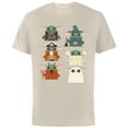thumbnail image 1 of Star Wars Grogu Halloween Costumes - Short Sleeve Cotton T-Shirt for Adults - Customized-Natural, 1 of 5