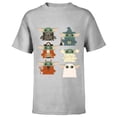 thumbnail image 1 of Star Wars Grogu Halloween Costumes - Short Sleeve T-Shirt for Kids - Customized-Athletic Heather, 1 of 5