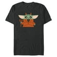 thumbnail image 1 of Star Wars Grogu Halloween Little Devil Costume - Short Sleeve Blended T-Shirt for Adults - Customized-Graphite Snow Heather, 1 of 5