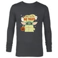 thumbnail image 1 of Star Wars Grogu Halloween Little Tricks Big Treats - Long Sleeve T-Shirt for Men - Customized-Charcoal Heather, 1 of 5