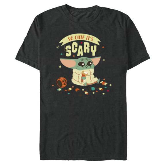 Star Wars Grogu Halloween So Cute It’s Scary - Short Sleeve Blended T-Shirt for Adults - Customized-Graphite Snow Heather
