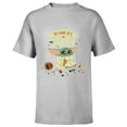 thumbnail image 1 of Star Wars Grogu Halloween So Cute It’s Scary - Short Sleeve T-Shirt for Kids - Customized-Athletic Heather, 1 of 5