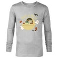 thumbnail image 1 of Star Wars Grogu Halloween Trick or Treat - Long Sleeve T-Shirt for Men - Customized-Athletic Heather, 1 of 5