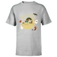 thumbnail image 1 of Star Wars Grogu Halloween Trick or Treat - Short Sleeve T-Shirt for Kids - Customized-Athletic Heather, 1 of 5