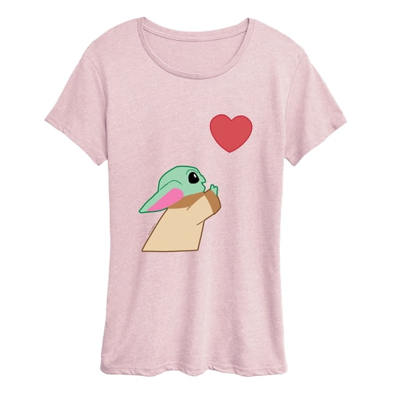 Star Wars - Grogu Heart Vday Women's Short Sleeve Graphic T-Shirt