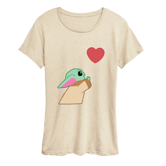 Star Wars - Grogu Heart Vday Women's Short Sleeve Graphic T-Shirt